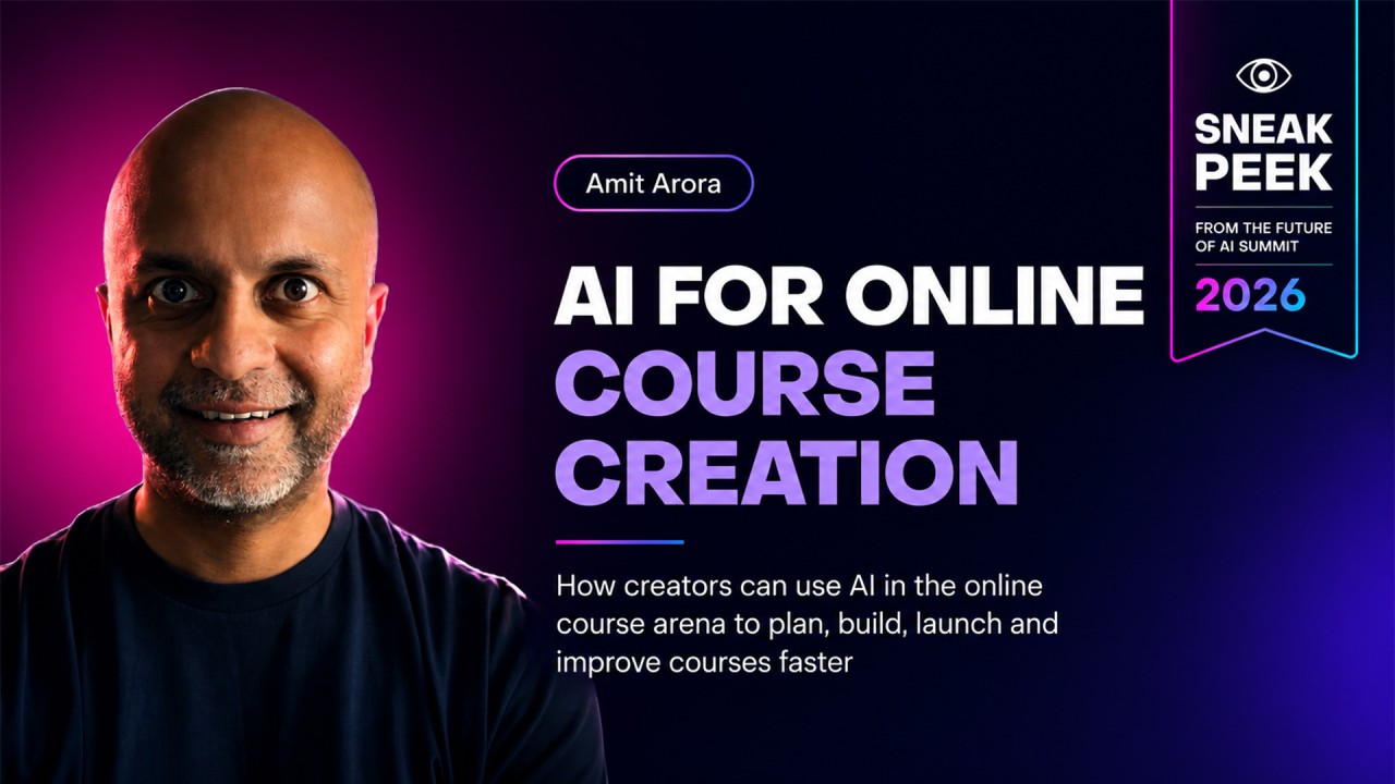 Amit Arora — AI for Creators Build